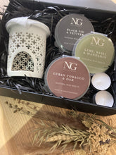 Load image into Gallery viewer, Matt White Cylinder Wax Melt Burner Gift Box