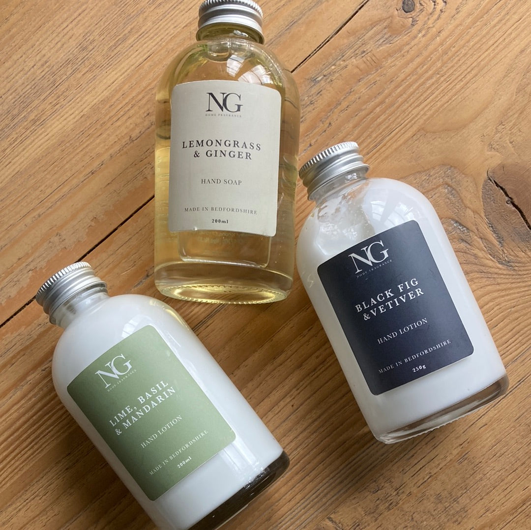 Hand Lotions - 200ml Glass Bottle