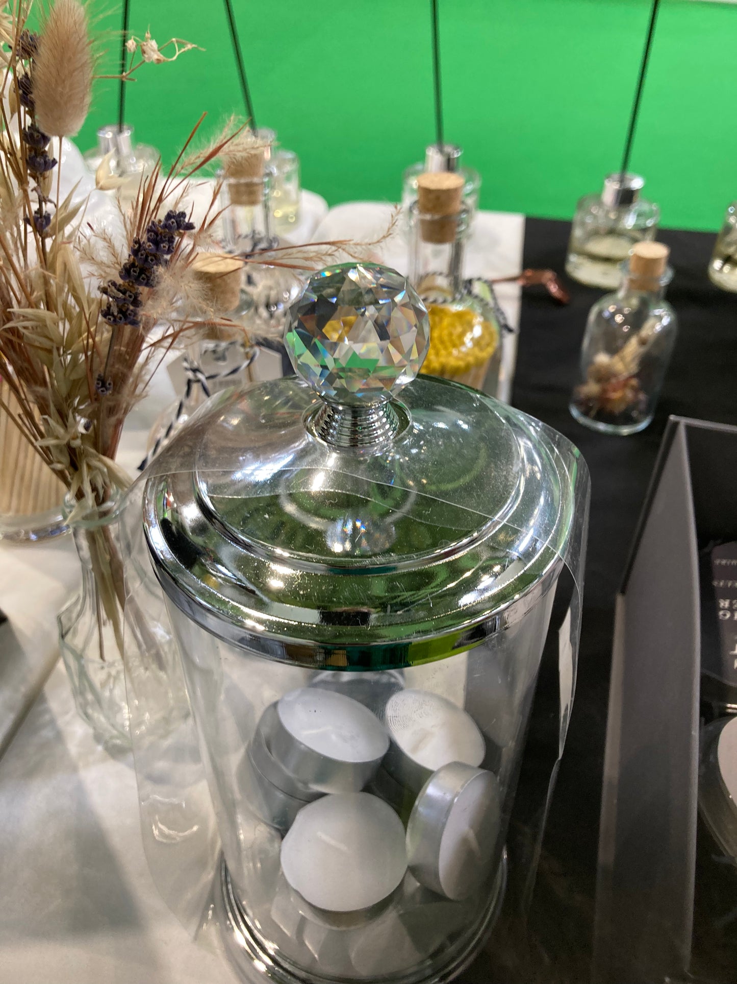 Glass Tea Light Holder