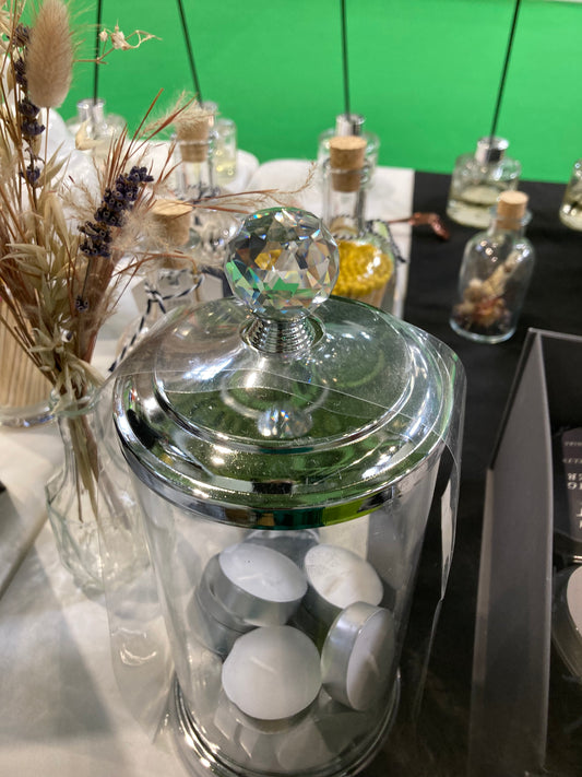 Glass Tea Light Holder