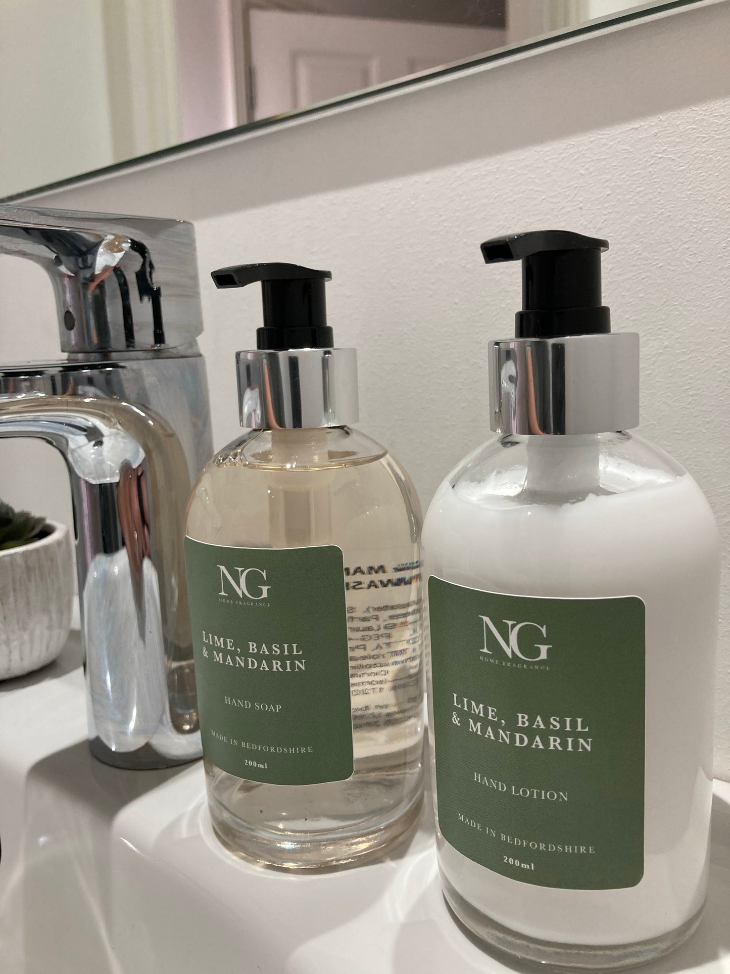 Liquid Hand Soap - 200ml Glass Bottle